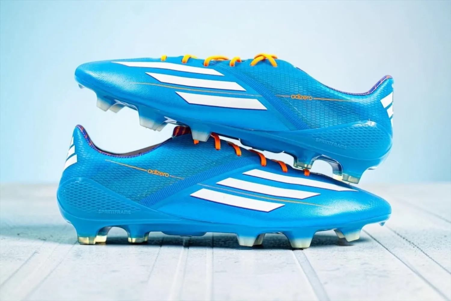 Adidas F50 Adizero TRX FG D67203 blue retro football boots