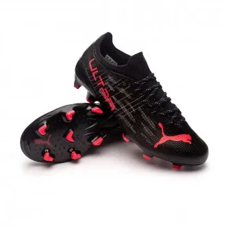 Football Boots Ultra 1.3 FG/AG Black-Sunblaze-Asphalt
