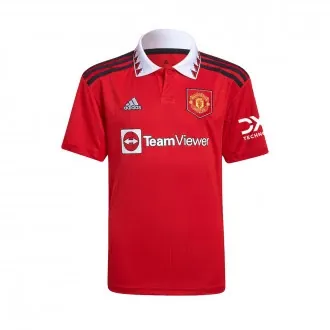 T-Shirt Kids Manchester United FC Home Jersey 2022-2023 Real Red