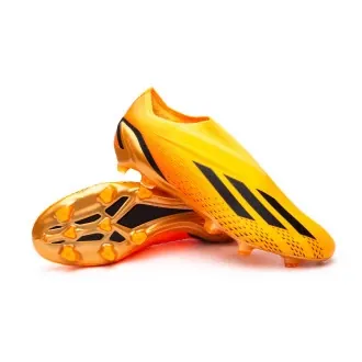 Football Boots X Speedportal + FG Solar Gold-Core Black-Solar Orange