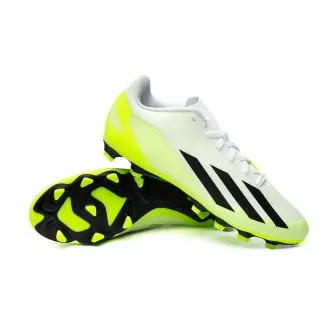 Bota X Crazyfast.4 FG ftwr white/core black/lucid lemon