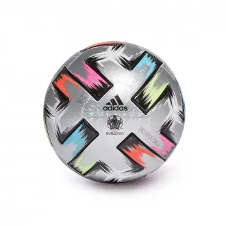 Balón Uniforia Finale Pro Silver Met.-Black-Solar Red-Signal Green