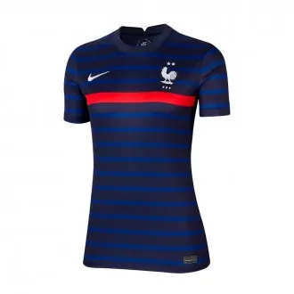 T-Shirt France Stadium Home kit 2020-2021 Women Blackened Blue-White