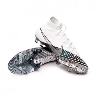 Bota Mercurial Superfly 7 Elite MDS FG White-Black