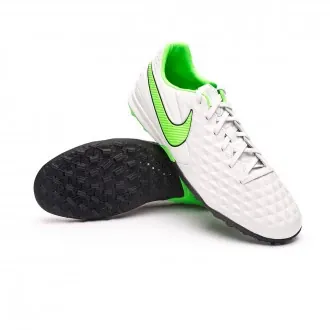 Football Boots Tiempo Legend 8 Pro TF Platinum Tint-Rage Green-Black