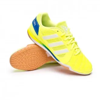 Futsal Shoes Top Sala Solar yellow-White-Glory blue