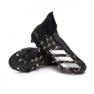 Bota Predator 20 + Paul Pogba FG Core Black-White-Gold Metallic