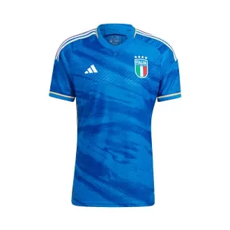 T-Shirt Italy Home Jersey Authentic 2022-2023 Blue