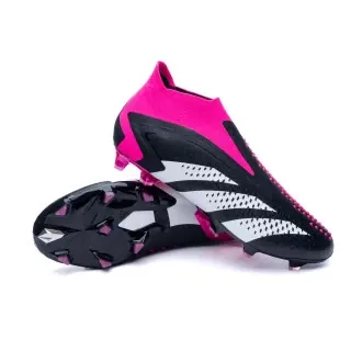 Football Boots Predator Accuracy + FG Black-White-Shock Pink