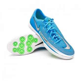 Zapatilla React Phantom GT Pro IC Photo Blue-Metallic Silver-Rage Green-Black