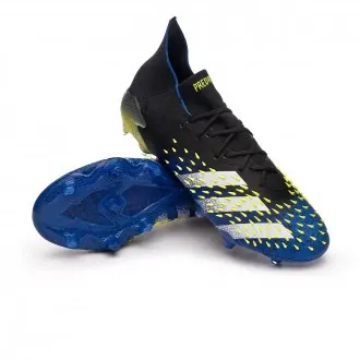Football Boots Predator Freak .1 FG Black-White-Solar Yellow