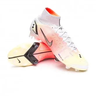 Football Boots Mercurial Superfly 8 Elite MDS 4.0 FG White-Metallic Silver-Pure Platinum-Bright Ma