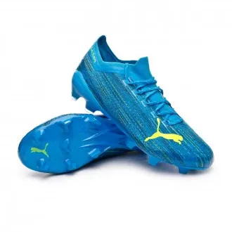 Football Boots Ultra 1.2 FG/AG Nrgy Blue-Yellow Alert