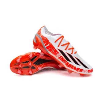 Bota X Speedportal Messi .1 FG White-Core Black-Solar Red