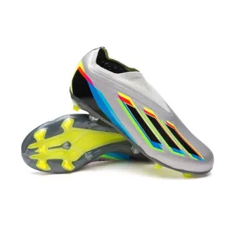 Bota X Speedportal + FG Niño Silver Metalic-Core Black-Solar Yellow