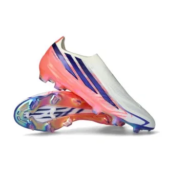 Football Boots F50 Hyperfast Elite LL FG White-Solar Purple-Tursol
