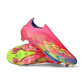 Football Boots F50+ FG Lucid Pink-Lucid Lemon-Blue Fusion