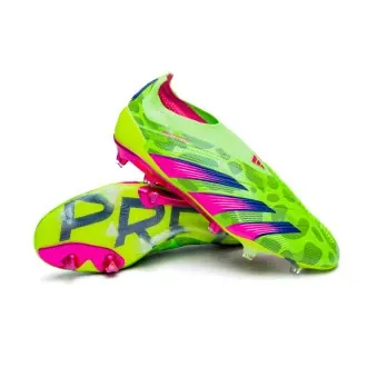 Football Boots Predator Elite LL FG Team Solar Green-Team Shock Pink-Lucid Lemo