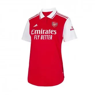 T-Shirt Women Arsenal FC Home Kit Jersey 2022-2023 Scarlet-White