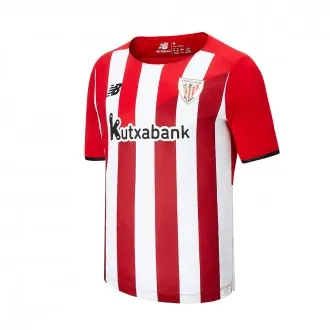 T-Shirt AC Bilbao Home Jersey 2021-2022 Red-White