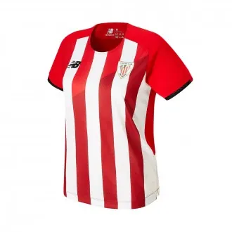 T-Shirt Women AC Bilbao Home Jersey 2021-2022 Red-White