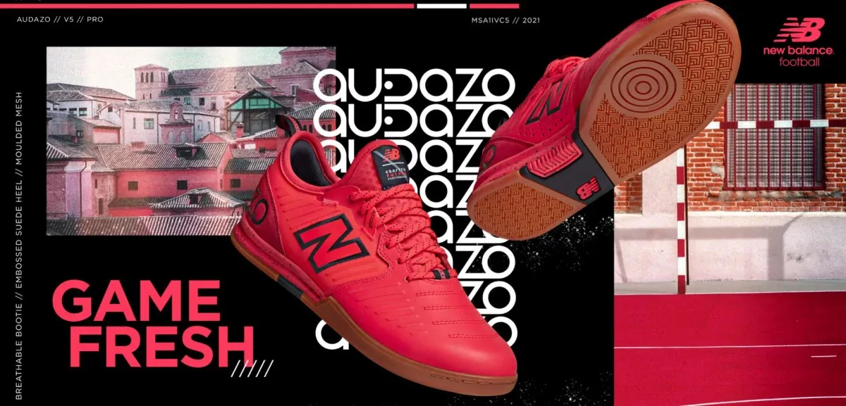 New Balance Audazo v5 futsal shoe