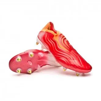Football Boots Copa Sense + SG Red-White-Solar Red