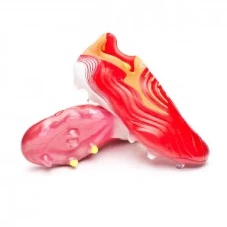Football Boots Copa Sense + FG Red-White-Solar Red