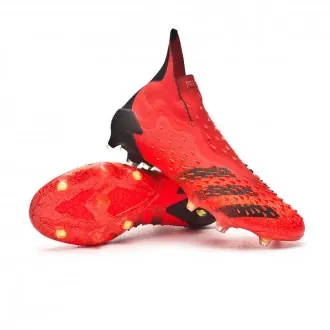 Football Boots Predator Freak + FG Red-Black-Solar Red