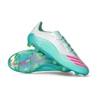 Bota F50 Messi Elite FG White-Lucid Pink-Flash Aqua