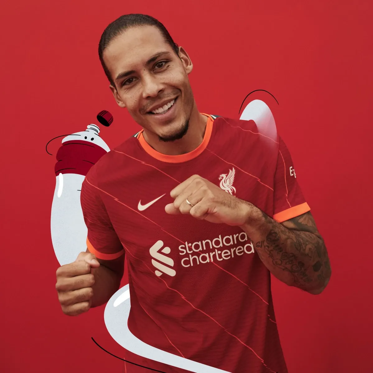 post card Loja online Fútbol Emotion Portugal - Blogs de futebol - Liverpool HOME 2021-22 segunda.webp