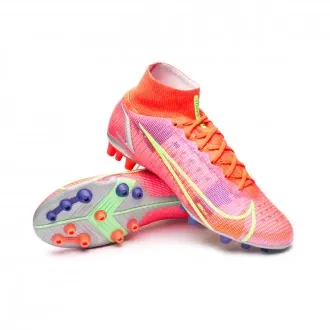 Football Boots Mercurial Superfly 8 Elite AG Bright Crimson-Metallic Silver-Indigo Burst-W