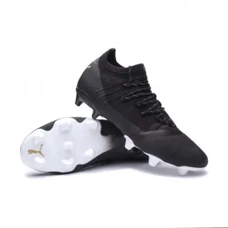 Bota Future 1.3 Lazertouch FG/AG Black-Metallic Gold-White