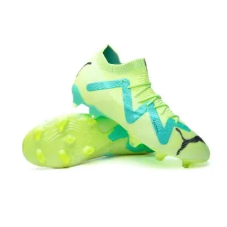 Football Boots Future Ultimate FG/AG Fast Yellow-Black-Electric Peppermint