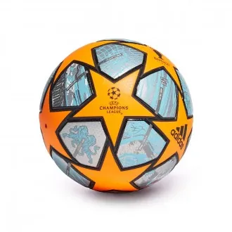 Balón UEFA Champions League Estambul  Pro Winter Solar Orange-Silver Meallic-Iiron Metallic