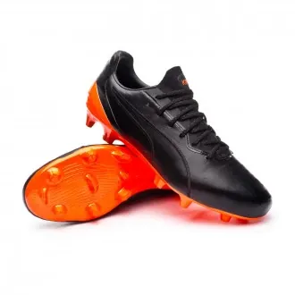 Bota King Platinum FG/AG Black-Shocking Orange