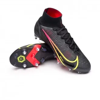 Football Boots Mercurial Superfly 8 Elite SG-Pro Anti-Clog Black-Cyber-Off Noir-Siren Red