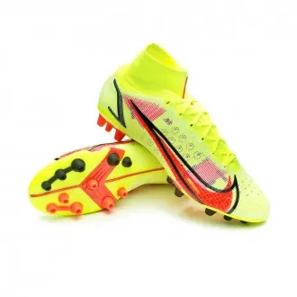 Football Boots Mercurial Superfly 8 Elite AG Volt-Black