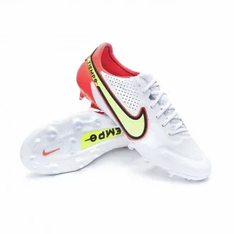 Football Boots Tiempo Legend 9 Elite FG White-Bright Crimson-Black