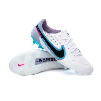 Bota Tiempo Legend 9 Elite FG White-Black-Baltic Blue