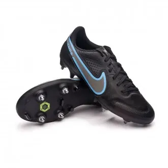 Football Boots Tiempo Legend 9 Academy ACC SG-Pro Black-Iron Grey-University Blue