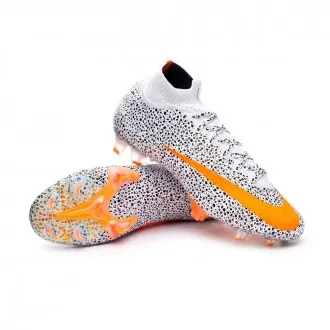 Bota Mercurial Superfly VII Elite CR7 FG White-Black
