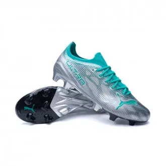 Bota MAPF1 Ultra 1.4 FG/AG Diamond Silver-Spectra Green