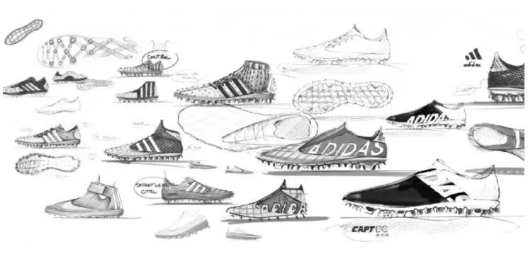 Technology in football boots