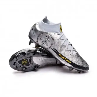 Football Boots Phantom GT Elite DF Se FG Pure Platinum-Metallic Silver-Black-Speed Yel