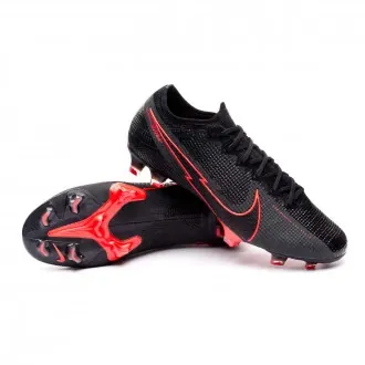 Football Boots Mercurial Vapor 13 Elite FG Black-Dark Smoke Grey-Chile Red