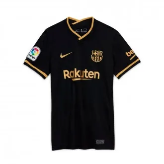 Camiseta FC Barcelona Stadium Segunda Equipación 2020-2021 Mujer Black-Metallic Gold