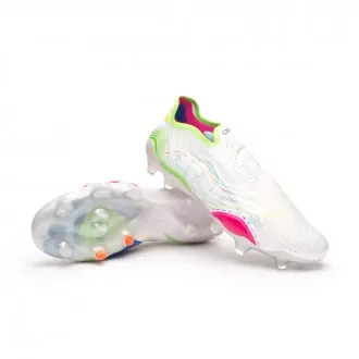 Bota Copa Sense + FG Cg White-Solar Yellow-Shock Pink