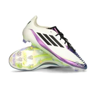 Football Boots F50 Elite FG Messi White-Core Black-Unity Purple
