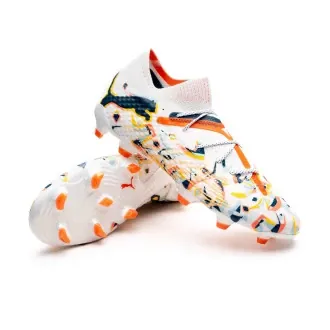Football Boots Future 7 Ultimate Creativity FG/AG White-Ocean Tropic-Turquoise Surf-Hot Heat